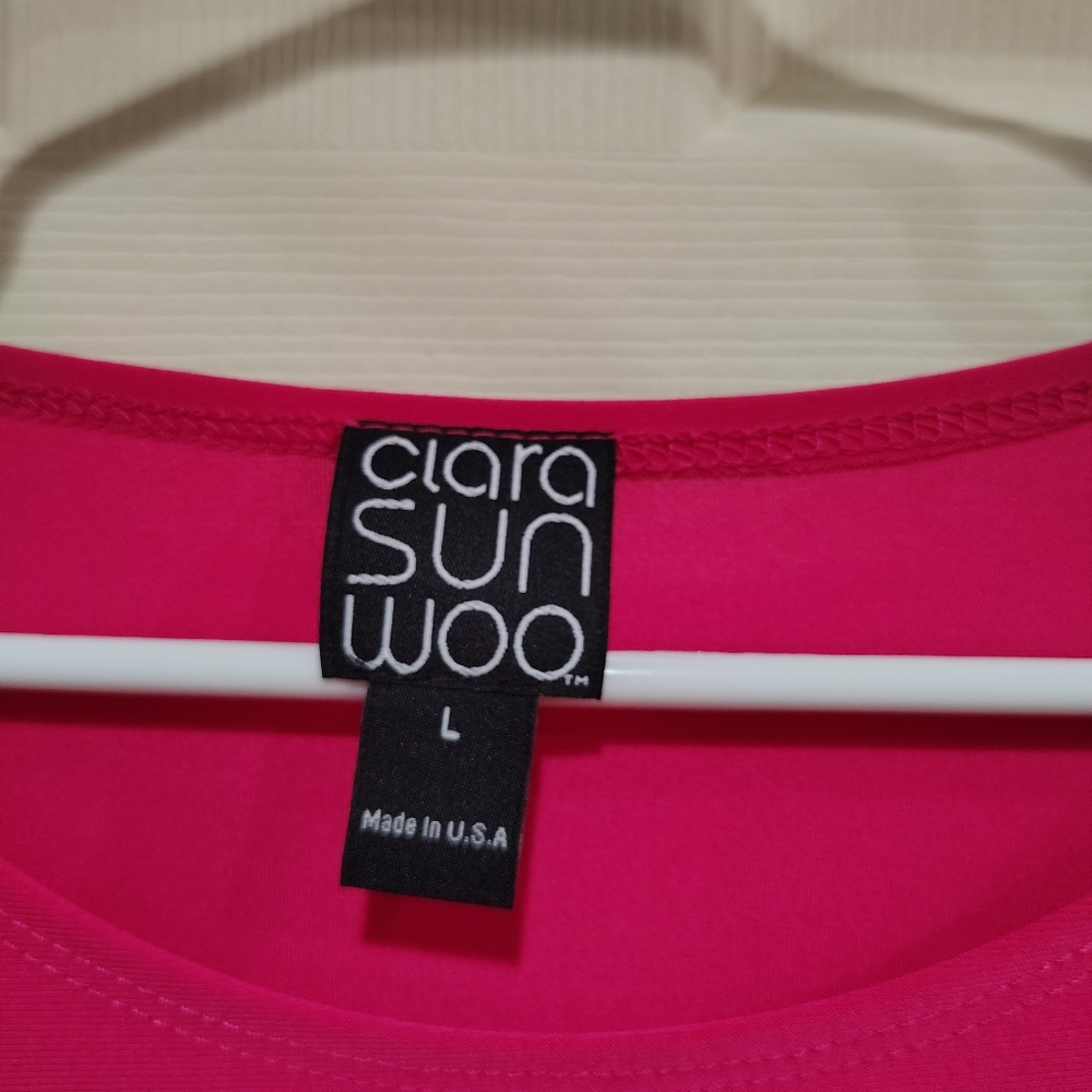 Nwt!! Clara Sun Woo Top 3/4 Sleeve. Size Large - Picture 3 of 8
